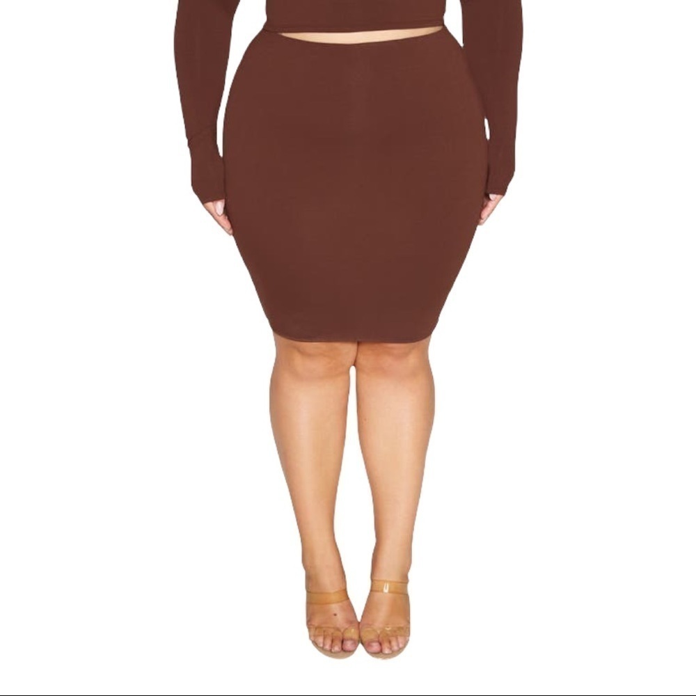 Naked Wardrobe Hourglass BodyCon MiniSkirt Large